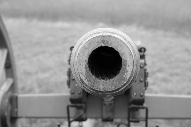 Cannon Barrel, C-Sonnar on the Leica M Monochrom at F4, focus backed off “ever-so-slightly” from RF | Brian Sweeney