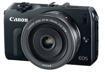 The Canon EOS M makes for a solid compact backup camera. For not even $300 the kit with the nice 22mm F2 prime.