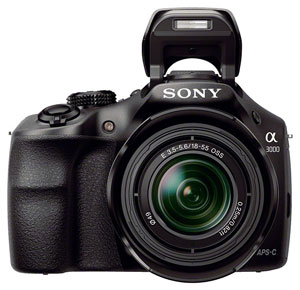 Misconception is everything -- a DSLR lookalike with a mirrorless heart and soul. Sony is convinced the A3000 will appeals to those who want the perception of professional quality offered by the DSLR. 
