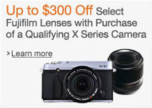 Time to stock up on Fujifilm X series gear.