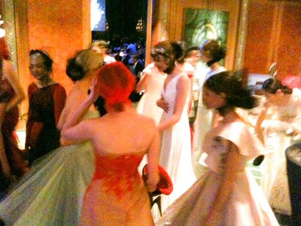 ... and "Danseuses in Blanches et Oranges," a contemporary iPhone equivalent to the masterpiece.