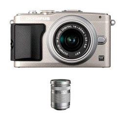 Olympus E-PL5 bundle with two lenses and extras for $499.