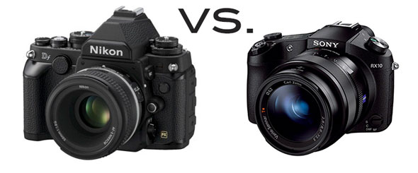 Two kings of their field pitched against each other -- with the Nikon enjoying an obvious advantage...