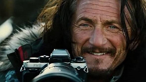 Sean Penn a.k.a. photojournalist Sean O’Connell with his trusted Nikon F3/T in "The Secret Life of Walter Mitty."