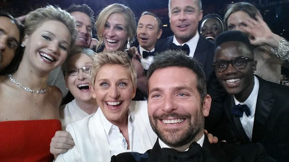 No doubt, world history's best selfie ever.