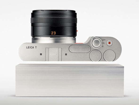 Crafted from an aluminum block -- the T, Leica's new generation system camera.