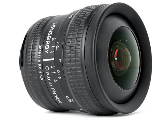 Just announced: Lensbaby's circular fisheye for Canon and Nikon mounts.