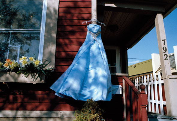 Blue Secondhand Prom Dress | Rebecca Norris Webb 