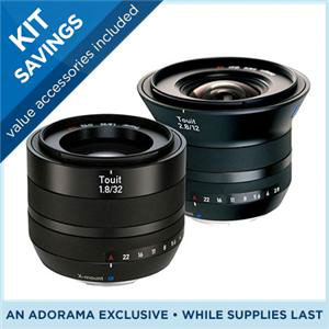 Zeiss Touit lenses for Fujifilm X series and Sony NEX don't come any cheaper...