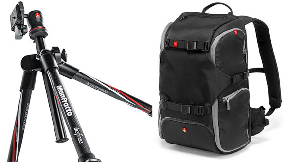 Manfrotto's new BeFree travel tripod and backpack...