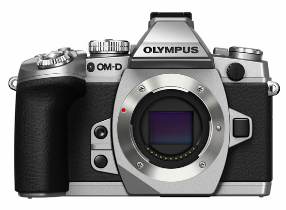 Olympus OM-D E-M1 in Silver -- Front