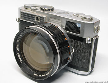 The Canon 7, made in 1961, with Leica M39 lens mount...