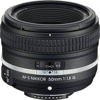 Nikon's probably best standard 50mm prime lens, the Nikkor 50mm F1.8G