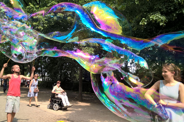 Soap bubble -- Tiergarten, Berlin