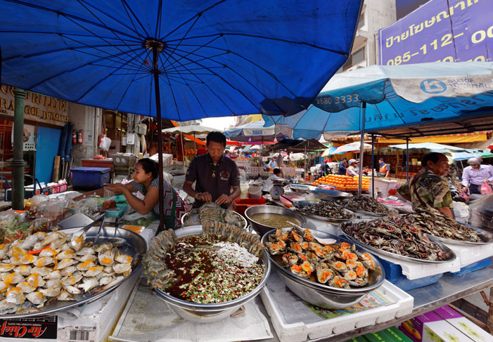 In a Bangkok Market I | Karel van Wolferen