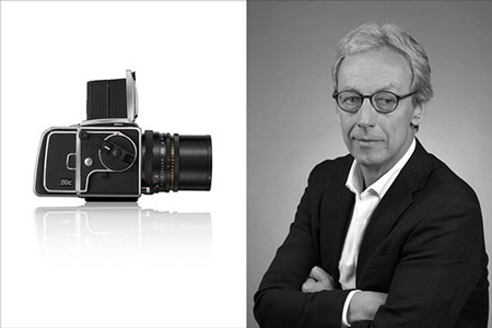 New Hasselblad CEO Perry Oosting, clearly on top of things at the embattled, once iconic market leader.